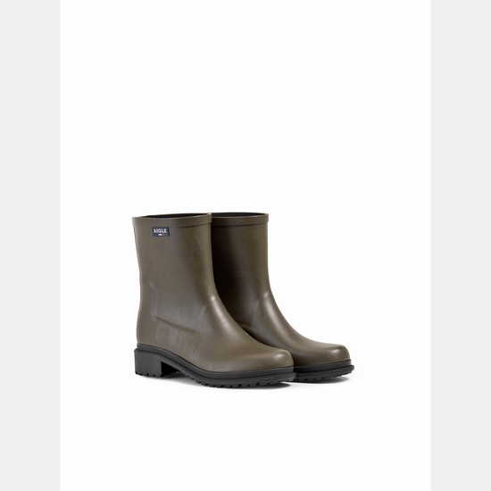 Aigle The Urban Rain Boots Women Grey ZA-15329